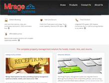 Tablet Screenshot of miragehotelsystems.com